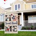 thumbnail image 3 of Home Sweet Home Spring Summer Garden Flag 28 x 40 Inch Lawn Flag Double Sided Printed with Pattern Outdoor Yard Welcome Flag Farmhouse Seasonal Outdoor Decoration(ONLY FLAG), 3 of 6