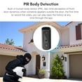 thumbnail image 4 of WiFi Video Doorbell Wireless 1080P HD 2-Way Audio Motion Detection Infrared Night Vision Real-time Monitor Support APP Waterproof Cover Support Storage, 4 of 7