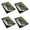 Green 83''x59'', 4 Packs, variant on 4 Pack Emergency Blankets, Waterproof Survival Thermal Tarp, Multipurpose Reflective Insulated All Weather Blankets for Camping Hiking, Orange