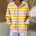 thumbnail image 2 of Sexlip Women's Fleece Jacket Casual Button Up Fuzzy Hooded Long Sleeve Cardigan Sweaters Warm Fuzzy Feel Lined Yellow S, 2 of 8
