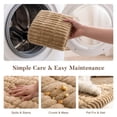 thumbnail image 2 of Nalqet 27.6×47.2 inch Plush Sofa Slipcovers for 2 Cushion Couches – Washable Fuzzy Non Slip Furniture Protector Couch Cover for Pets and Dogs Cats, Coffee, 2 of 8