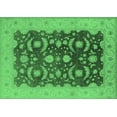 thumbnail image 1 of Ahgly Company Indoor Rectangle Oriental Emerald Green Traditional Area Rugs, 7' x 10', 1 of 4