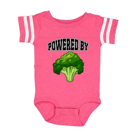 

Inktastic Powered by Broccoli Gift Baby Boy or Baby Girl Bodysuit