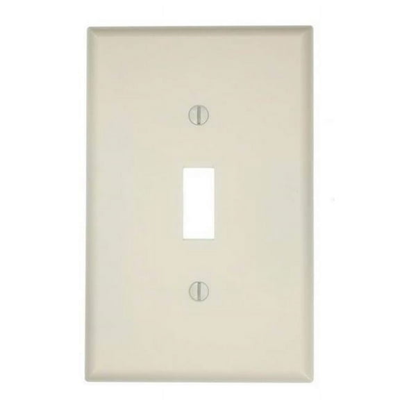 Toggle Switch Wallplate, Light Almond