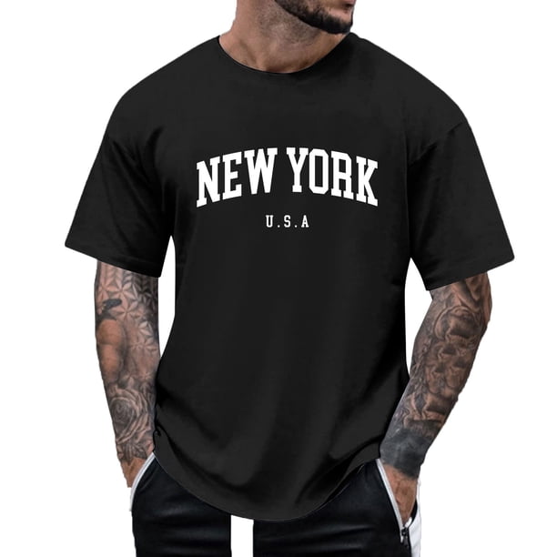 Camiseta de manga corta con estampado digital 3D para hombre: prenda informal y moderna para fiestas de verano