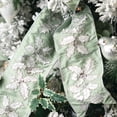 thumbnail image 3 of 15'L Sullivans Silver & Green Mistletoe Ribbon, Green, 3 of 3