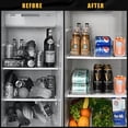 thumbnail image 4 of Organizador de latas SCAVATA para nevera apilable, paquete de 2, 4 of 7