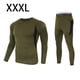 thumbnail image 3 of Guardurnaity Ropa interior térmica de invierno para hombre, mallas para mantener el calor, conjuntos de ropa para hombre, calzoncillos transpirables y Camisetas Verde oscuro XXXL Guardurnaity AP013256-06, 3 of 6