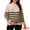 Brown, variant on DARING DIVA Women's Maternity Striped Mock Neck Long Sleeve Sweater S Blue