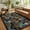 Black, variant on 5x7 Jungle Animal Print Rug, Washable, Non-Slip, Low Pile, Forest Design, Stain-Resistant, Large Throw Carpet for Bedroom, Kids, Dark Green.