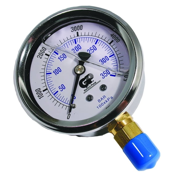 New 0-5000 PSI Pressure Washer Gauge By 758-539 320003