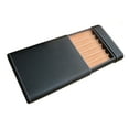 thumbnail image 2 of 6 Cigar Leather Case Humidor w/ Cigar Bed & Humidifier, 2 of 8
