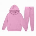 thumbnail image 4 of Gerichy Kids 2 Piece Outfits Girls Boys Hooded Sweatshirt and Jogger Sweatpants Sweatsuit Set, 4 of 6