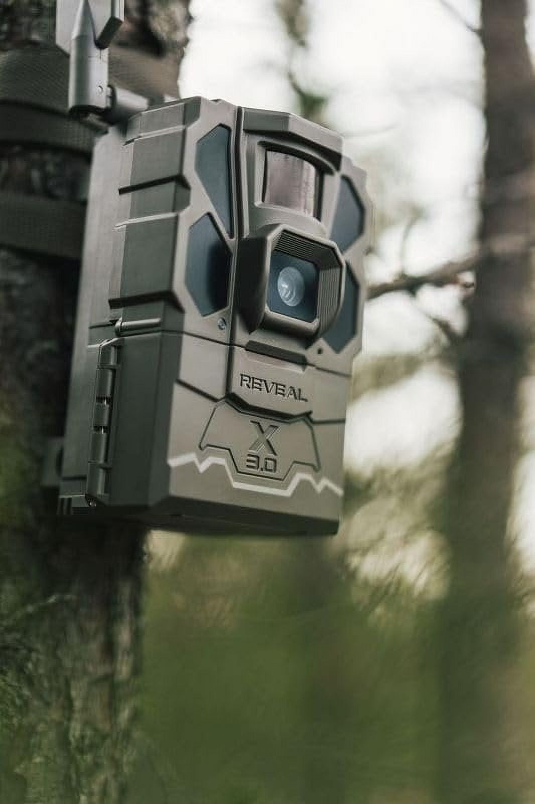 TACTACAM Reveal X Gen 3.0 Cellular Trail Camera  Multi-Carrier, GPS, Low-Glow IR, Fast Trigger, HD Photo/Video, Pre-Installed Antenna, Includes, Solar Panel, 32GB SD, & Tripod Mount
