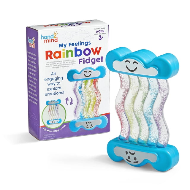 Fidget Tube hand2mind My Feelings Rainbow para niños