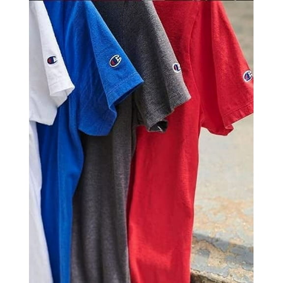 Champion Big and Tall Shirts for Men ā Crewneck Big and Tall T Shirt Graphic Tee Black