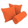 thumbnail image 3 of Blazing Needles Double-corded Solid Twill Throw Pillows with Inserts (Set of 3), 3 of 3