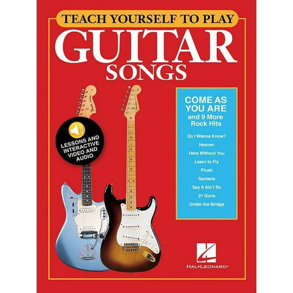 Teach Yourself to Play Guitar Songs: Come as You Are & 9 More Rock Hits (Paperback)