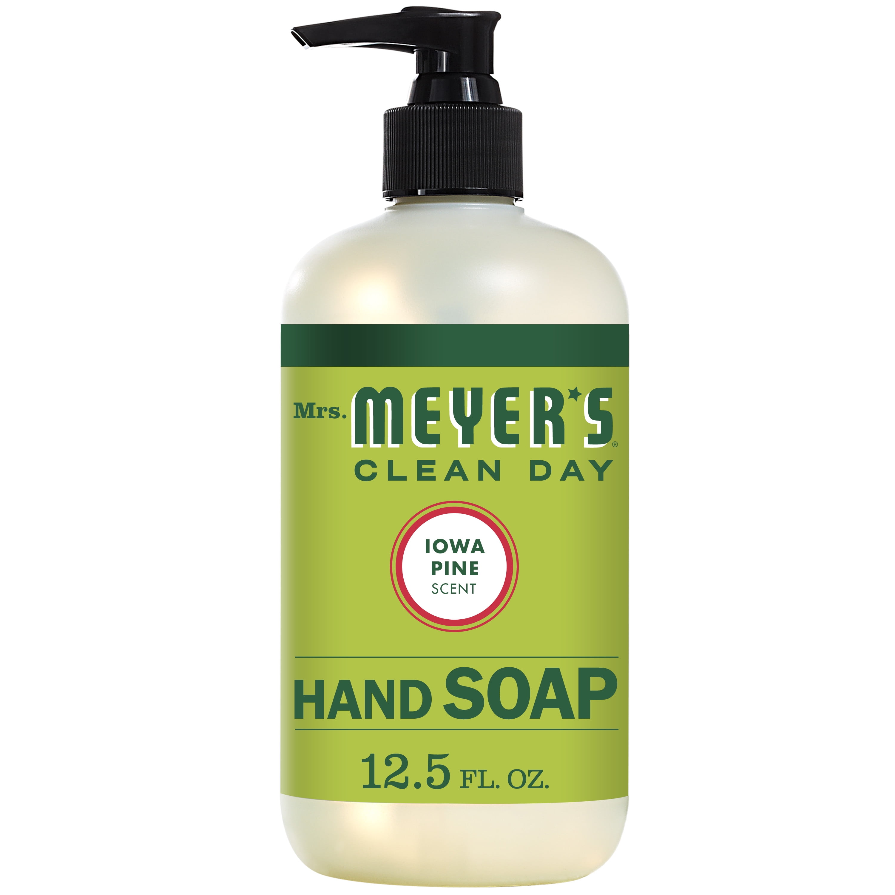 Mrs. Meyer's Clean Day Liquid Hand Soap, Iowa Pine Scent, 12.5 Ounce Bottle