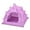 Pink, variant on Portable Pet Dogs Tent Lightweight Teepee for Pet Outdoor Camping Resting Supplies 2 Color Pet Tent