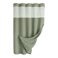 thumbnail image 4 of Cortina de ducha resistente y multifuncional, accesorio de baño para hotel, poliéster. Verde, 4 of 9
