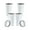 White, variant on Craft Express 4 Pack 16oz Latte Sublimation Tumblers