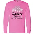 thumbnail image 3 of Inktastic Together, We Fight Lung Cancer Awareness Long Sleeve T-Shirt, 3 of 5