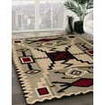 thumbnail image 3 of Ahgly Company Machine Washable Indoor Rectangle Abstract Bakers Brown Area Rugs, 2' x 3', 3 of 7