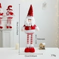 thumbnail image 4 of JJKBVCLO Santa And Snowman Stretchable Doll Knitted Standing Doll For Home Tabletop Festive Display, 4 of 4