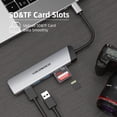 thumbnail image 4 of Hub USB C YOCOWOCO 6 en 1 con HDMI 4K, 3 USB 3.0, lector de tarjetas SD/TF, 4 of 6
