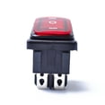 thumbnail image 4 of Interruptor basculante de 6 pines, 12 V, para luz LED de coche o barco, resistente al agua y con enclavamiento, 4 of 7
