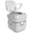 thumbnail image 1 of YITAHOME Portable Toilet 5.8 Gallon, Travel RV Potty with Level Indicator, T-Type Water Outlets, Anti-Leak Handle Water Pump, Rotating Spout, for Camping, Boating, Hiking, Trips, 1 of 4