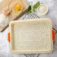 Silicone Square Cake Baking Pan Non Stick Baking Tray With Thickened Handle High Heat Bakeware