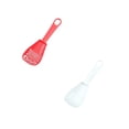 thumbnail image 2 of Multifunctional Kitchen Cooking Spoon, Upgraded Heat Resistant Kitchen Utensils Slotted Spoon, Food Grade Cooking Utensils for Cooking, Draining, Mashing, Grating, Separating (White+Red), 2 of 7