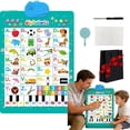 thumbnail image 5 of Interactive Alphabet Poster Wall Chart Talking ABCs & 123s Music Poster Toddler Alphabet Learning Posters for Toddlers 1-3 Learning & Education Toys Gift for Boys & Girls Ages 1 2 3 4 5 6, 5 of 9