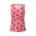 thumbnail image 4 of Gaeub Strawberries Women's Workout Tank Tops Lightweight Sleeveless Shirts for Women for Athletic Running Tennis Yoga - Large, 4 of 9