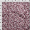 thumbnail image 4 of oneOone Velvet Pink Fabric Paisleys Fabric For Sewing Printed Craft Fabric By The Yard 58 Inch Wide, 4 of 5