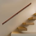 thumbnail image 2 of ToppiJoy 7ft Wall Mounted Wooden Handrails, Non-Slip Staircase Handrail for Stairs Indoor Outdoor, Home Garden Corridor Lofts Decking (Light Red), 2 of 20
