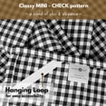 thumbnail image 3 of Native Fab 4 Pack Gingham Mini Check Kitchen Towel - Absorbent - Cotton Dish Cloths - 16x26 - Black, 3 of 7