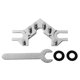 thumbnail image 1 of Afinador de cuerdas de guitarra Accesorio de instrumento de cabeza de afinador de bloqueo de cuerdas de metal para reemplazo Plata, 1 of 5