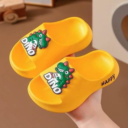 

RUICUW Children Slippers Summer Cute Cartoon Boy Baby Bathroom Sandals 7-8 Years