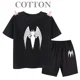 thumbnail image 3 of Conjunto de camiseta y pantalones cortos de algodón para niños de Marvel Spider Man de verano, ropa de dibujos animados para niños, conjunto de dos piezas de manga corta, conjunto para niñas y niños, 3 of 5