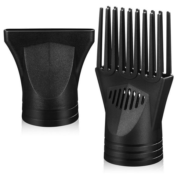 LEEYNEER2 Pcs Hair Dryer Nozzle Blow Dryer Comb Attachment Hair Styling Tool Hair Dryer Parts Hairdryer Detangle Brush