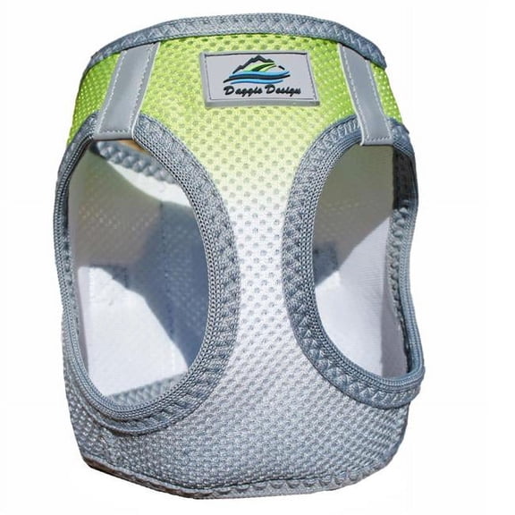 American River DD-ARH-LG-XXXL Choke-Free Dog Harness, Limestone Gray Ombre - 3XL