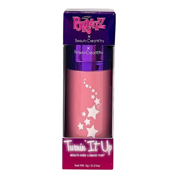 Beauty Creations - Bratz x Turnin It Up Multi-Use Liquid Tint, Lips Cheeks and Eyes, Pink, 6 g, 0.21 oz