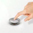 thumbnail image 2 of Ayna Decors Brass Pop Up Drain Stopper for Bathroom Sink with Overflow in Chrome, 2 of 6