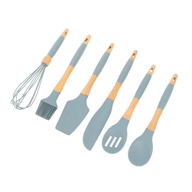 Kitchen Spoon Gadgets, Beech Handle Widely Used Silicone For Restaurant