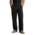 thumbnail image 3 of Dvprdro Mens Cotton Wide Leg Sweatpants Elastic Waist Drawstring Casual Athletic Sweat Pants Fashion Loose Fit Trousers Workout Gym Jogger Pants with Pocket, 3 of 7
