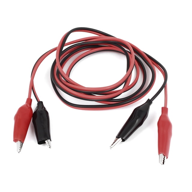 Pinza abrazadera de Cable de prueba Longitud de 1,5 M de doble extremo Conector