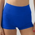 thumbnail image 2 of Women's High Waisted Seamless Shimmer Biker Shorts Butt Lift Workout Yoga Shorts, 2 of 4